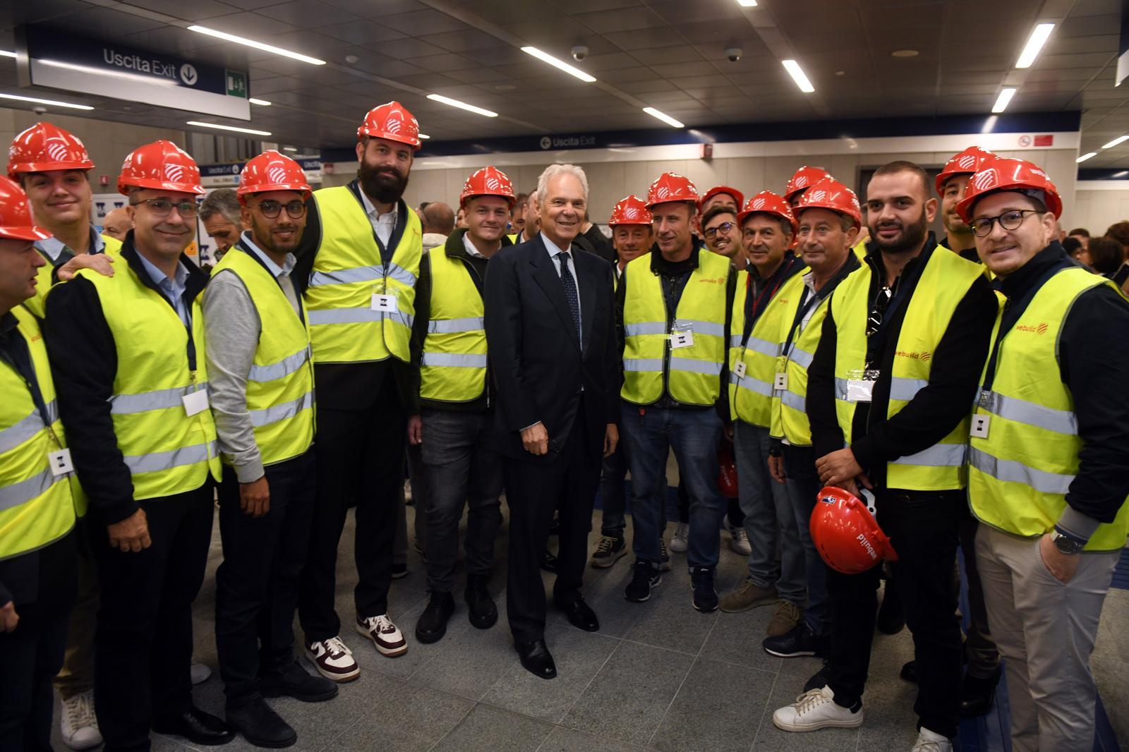 Inaugurazione Linea M4 Milano, Italia