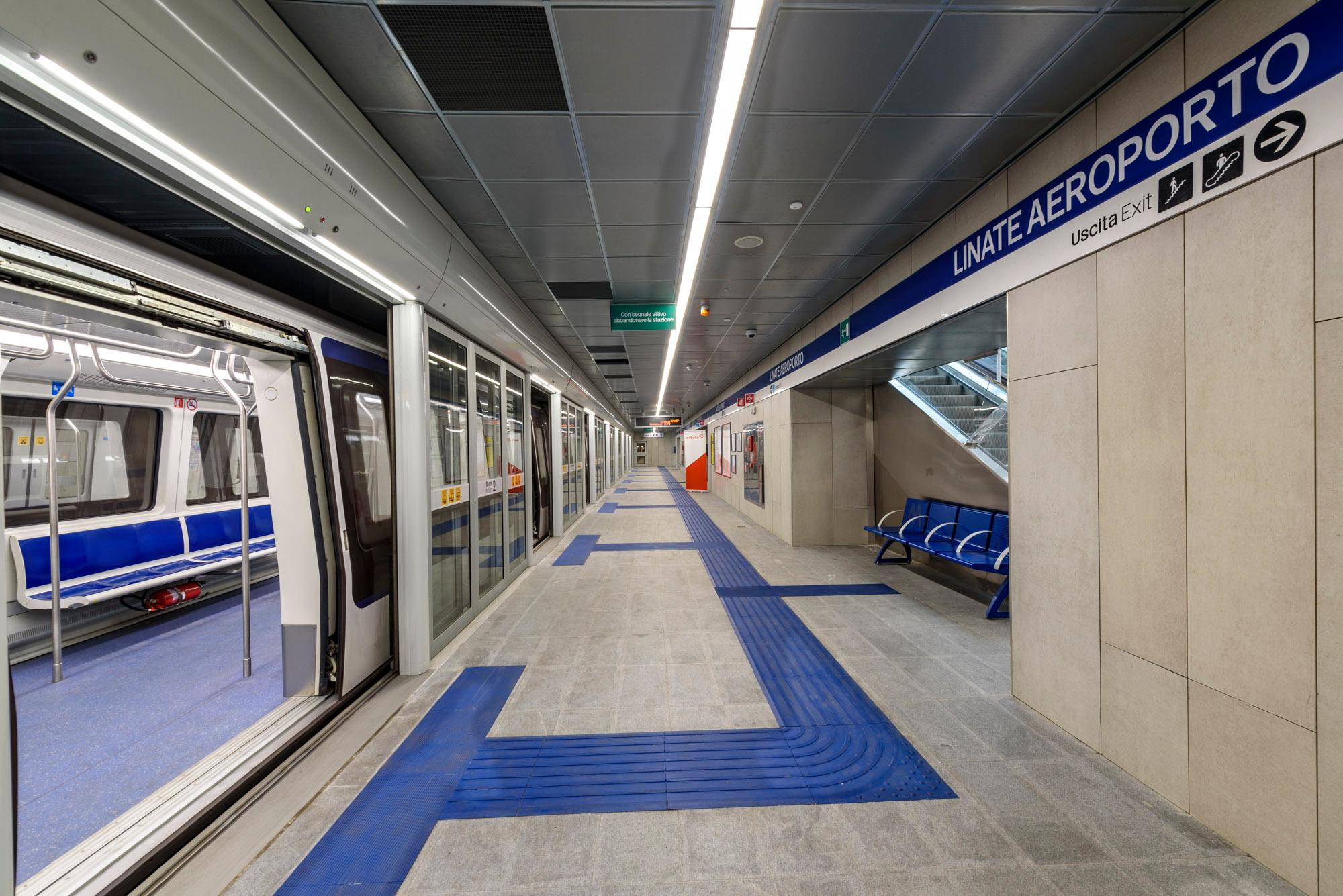 Metro M4 Milano, Stazione Linate Aeroporto - Webuild